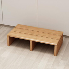 Ergonomic Wooden Step Stool 40x30x11cm NonSlip Foot Rest For Home And Office Under Desk Support Versatile Stool