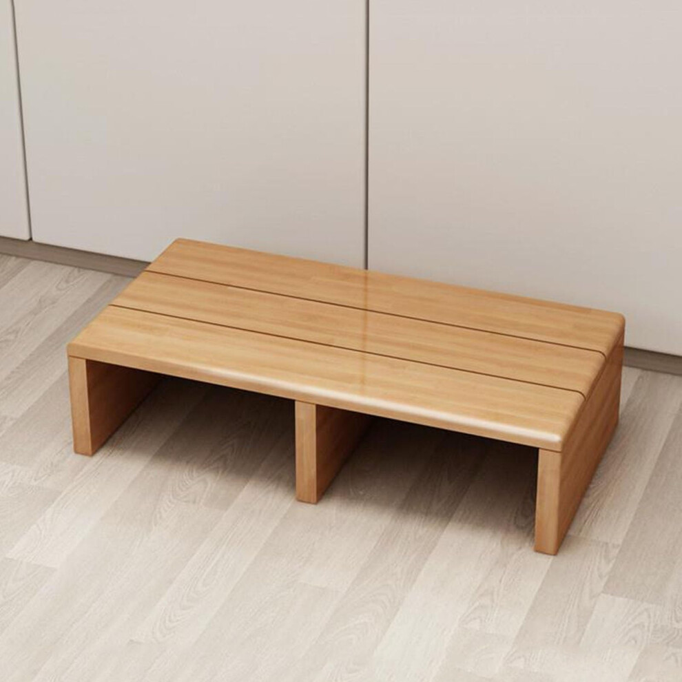 Ergonomic Wooden Step Stool 40X30x11cm Nonslip Foot Rest For Home And Office Under Desk Support Versatile Stool 9199774622752