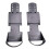 Rowing Machine Foot Pedals Lightweight Durable Plastic Replacement Compatible with Water and Air Models 1