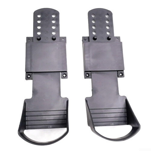 Rowing Machine Foot Pedals Lightweight Durable Plastic Replacement Compatible with Water and Air Models