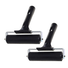 Vinyl Gluing Rollers 2Pack For Printmaking And Scrapbooking, Lightweight Plastic Handles, Ergonomic, Easy To Clean