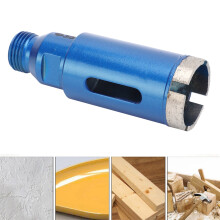 Diamond Hole Saw Bit 35mm for Marble, Tile, Ceramic, BSP1/2in Blue