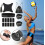 Volleyball Training Equipment with Adjustable Solo Trainer for Indoor Serving Practice and FullRange Support 2