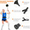 Volleyball Training Equipment with Adjustable Solo Trainer for Indoor Serving Practice and FullRange Support 4
