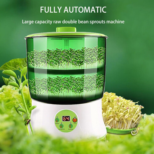 Automatic Bean Sprout Maker with Large Capacity, Smart Temperature Modes, MultiSprout Capability for Home 2