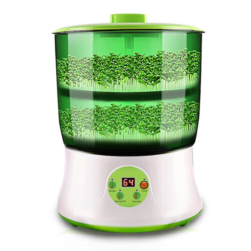 Automatic Bean Sprout Maker with Large Capacity, Smart Temperature Modes, MultiSprout Capability for Home