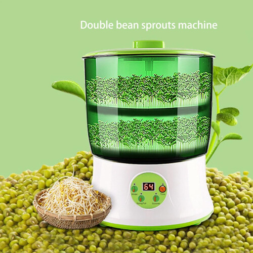 Automatic Bean Sprout Maker with Large Capacity, Smart Temperature Modes, MultiSprout Capability for Home 1