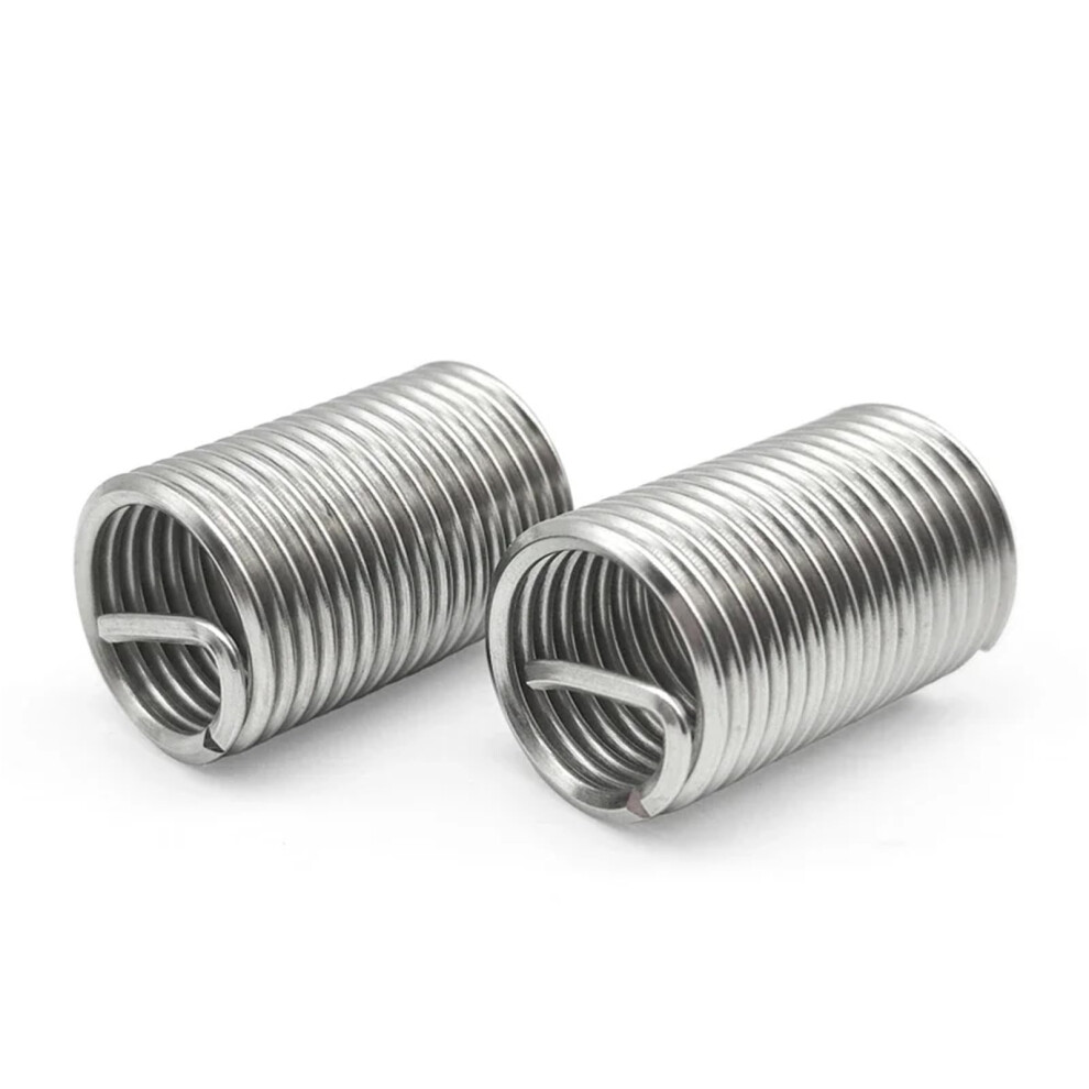 M10x1.25 Stainless Steel Thread Insert Kit, For Damaged Threads, 10Pcs 9199774623636