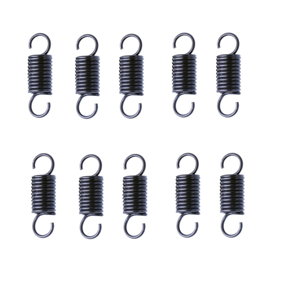 10Pcs Tension Springs With Hooks 20Mm, 0.5Mm Wire Dia, 7Mm Od For Durable Tension Support 9199774623889