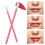 Πινέλα Flocking Brush μιας χρήσης για τα χείλη, υγιεινό και βολικό τέλειο μακιγιάζ για 4