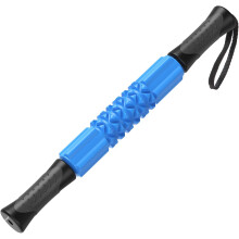 Ergonomically Designed Massage Roller Stick, Industrial Strength Materials Ensure Durability, Non-Slip Handles For Myofascial Release, Portable Light