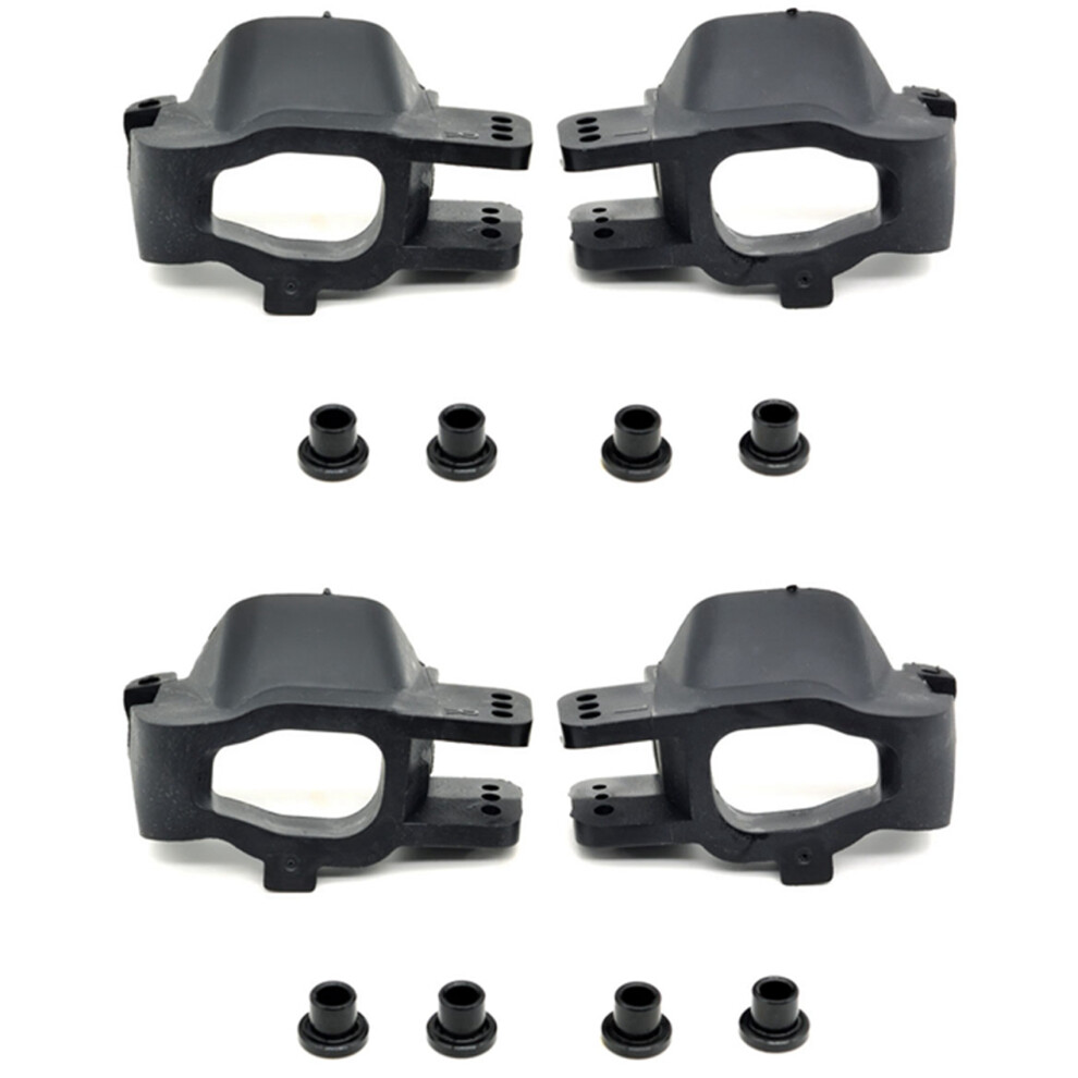 4Pcs C Hub Carrier Base C 8517 For Zd Racing -07 Dbx07 Ex-07 Ex07 1/7 Rc Car Upgrade Parts Spare Accessories Black 6032766568771