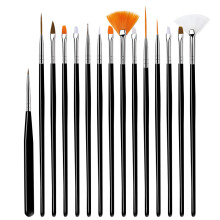Nagelkunst-Set, Fondant-Zucker-DIY-Werkzeuge für künstlerische Kreationen, verschleißfeste und wiederverwendbare Detailpinsel, ideal für kreative