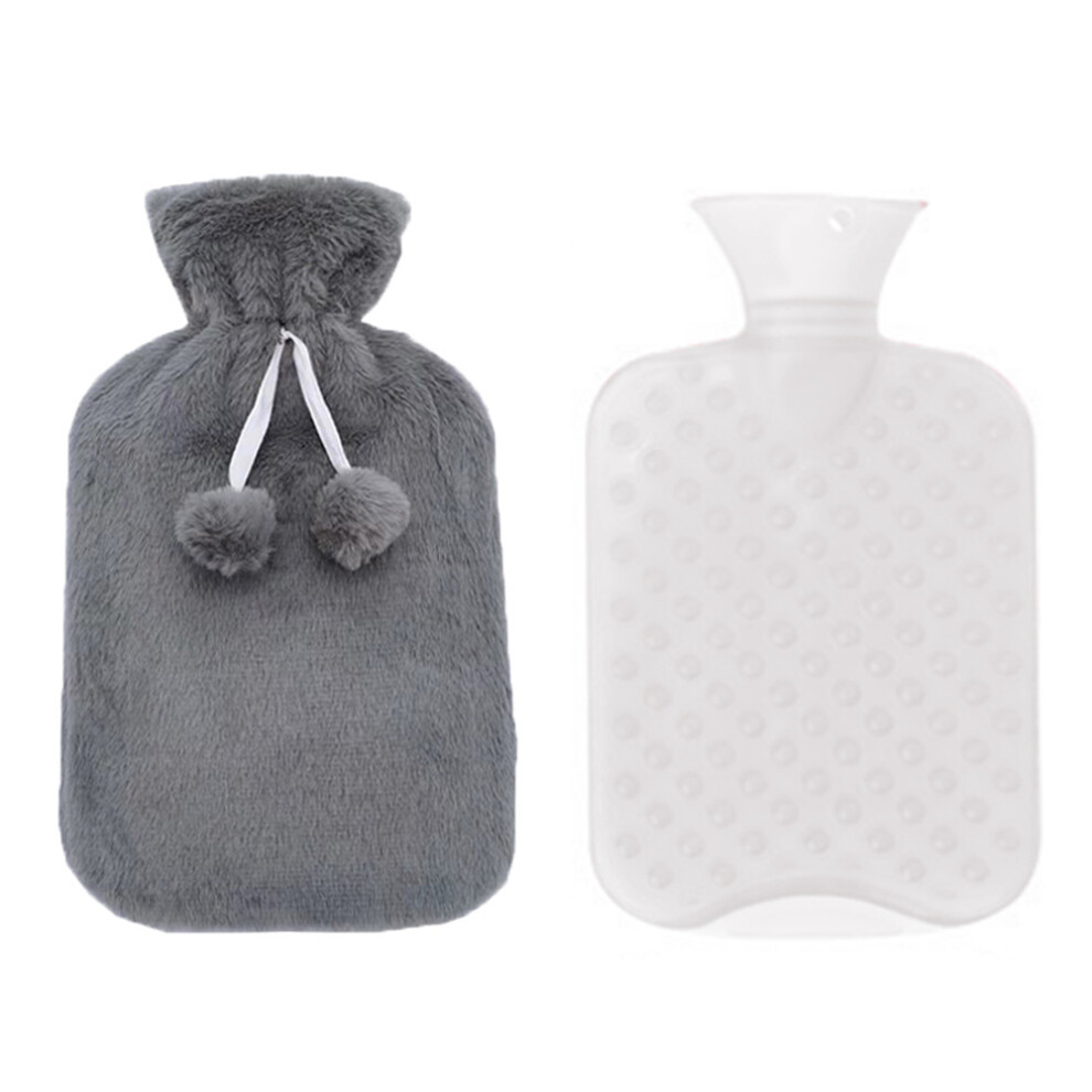 Relief & Relaxation, Hot Water Bottle 2L PVC Material Leak Proof, Soft Cover for Safe Easy Use, Hot Cold Compress for Hand Feet Warmer, Winter Activi