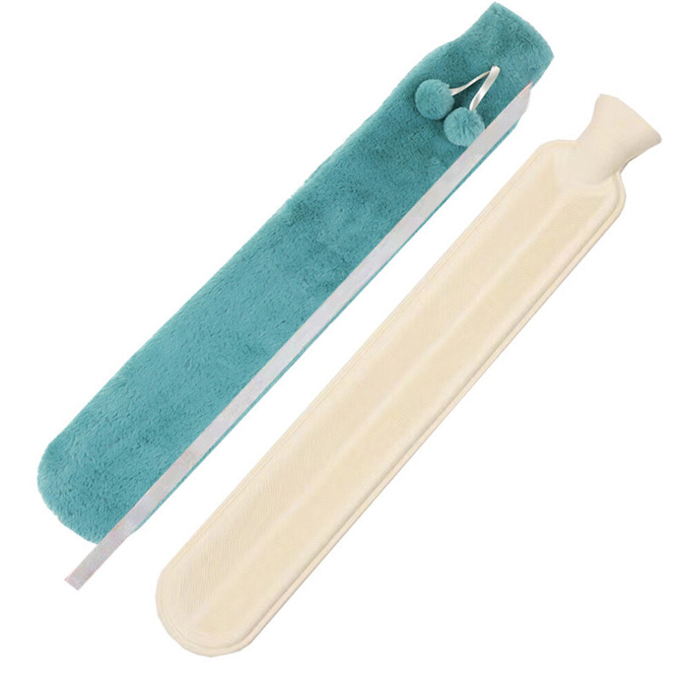 Muscle Aches Relief Hot Water Bottle, Heat Therapy Menstrual Cramps Soft Cover For Safer Skin Contact, Neck Back Pain Soothing Cold Compress Long
