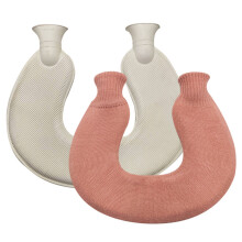 Kannettava U-muotoinen kaulalämmitinpussi mukaviin talvi-iltoihin, hajuton PVC-materiaali takaa raikkaan lämmön, ergonominen muotoilu kietoutuu