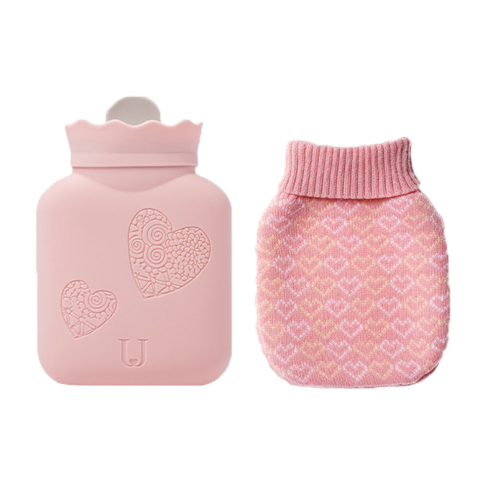 Silicone Hot Water Bottle, Microwave Heating Hot Water Bottle For Cold Compress Reliable and Safe For Home And Office Use (10.82 Oz) For Nightclubs