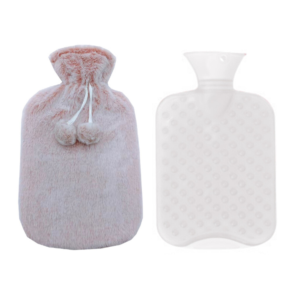Relief & Relaxation, Hot Water Bottle 2L PVC Material Leak Proof, Soft Cover for Safe Easy Use, Hot Cold Compress for Hand Feet Warmer, Winter Activi