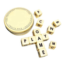 Crossword Puzzle Puzzle Set - 12 Molds of Letters Interesting Educational Word Puzzles for Children and Adults (1 Set)