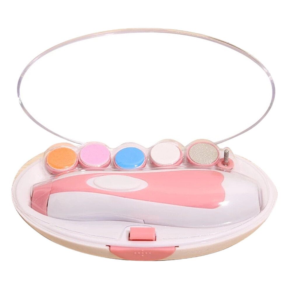 Whisper Quiet & LED Lighted, Baby Nail Trimmer, Battery Operated Electric Nail File For Gentle Nail Trimming For Halloween Parties For Nightclubs