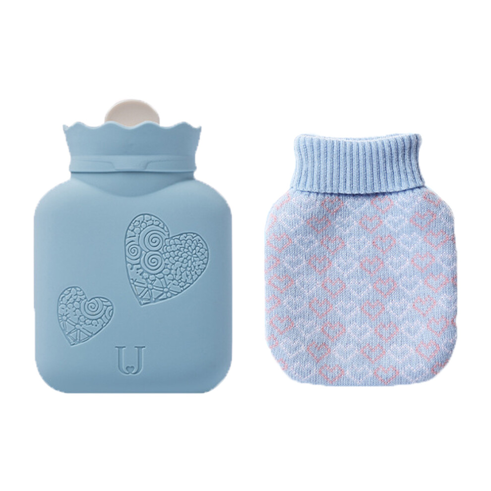 Silicone Hot Water Bottle, Microwave Heating Hot Water Bottle For Cold Compress Reliable and Safe For Home And Office Use (10.82 Oz) For Nightclubs