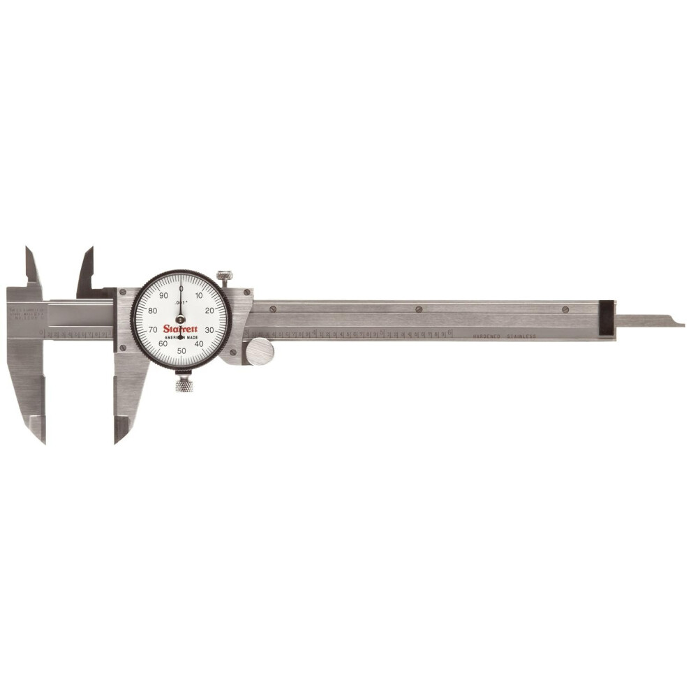 Dial Caliper Stainless Steel 06 Inch White Face 0.001 Accuracy Precision Measurement 9094768876459