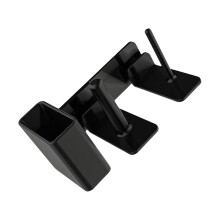 Space Efficient Drinkware Storage Rack For Slushie Maker Side Mounted Cup Lid And Straws Holder For Slushie Machines