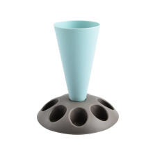 Piping Bag Stand with Nozzle Holder for Organized Cake Decorating and Baking, Lake Blue