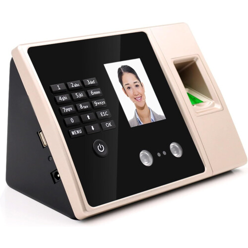 Biometric Time Clock with Fast Face Recognition, Dustproof Splashproof Attendance System for Small Business 2