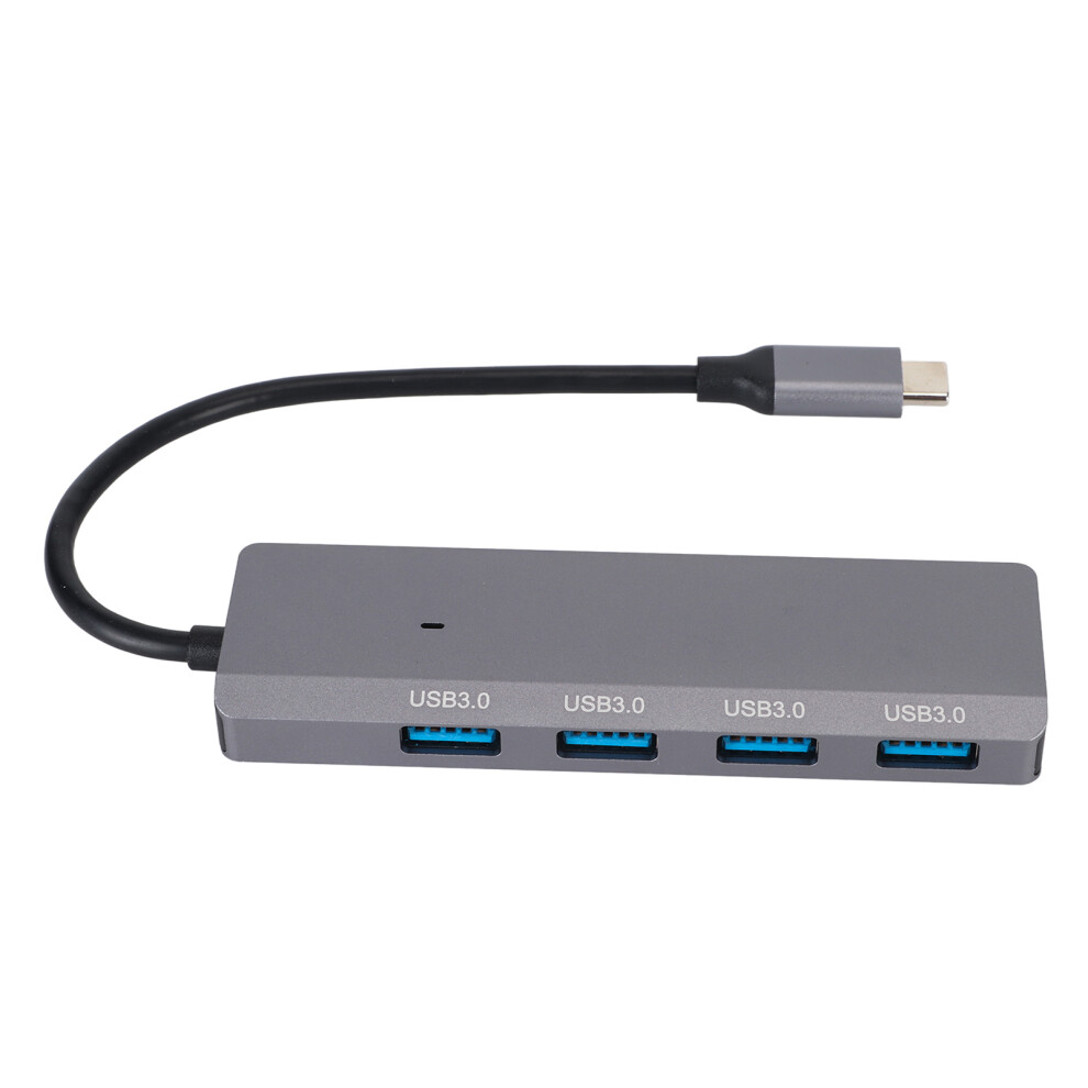 Usb 3.0 Technology Usb C Hub For Tablets Phones Laptops, 4 Port Usb Splitter With Aluminum Shell And Advanced Chipset, Compatible Devices Support 9138057391220