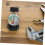Solid Brass Propane Tank Adapter With Pressure Gauge, Gas Level Indicator, 2Pack Refill Connector For Camping 4