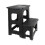Foldable Step Stool TwoTread Folding Ladder With Handle Portable Kitchen Bath Library Wide Pedals 36.7x32x42 CM 1