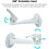 Projector Wall Mount Angle Adjustable White Wall Bracket For Projectors And Cameras 5