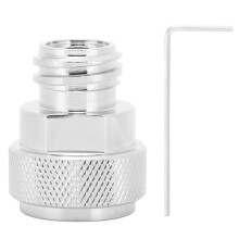 CO2 Cylinder Conversion Kit Metal Adapter For Soda Machines Good Sealing Stainless Steel Anti Rust Wear Resistant High Hardness Material Long Service