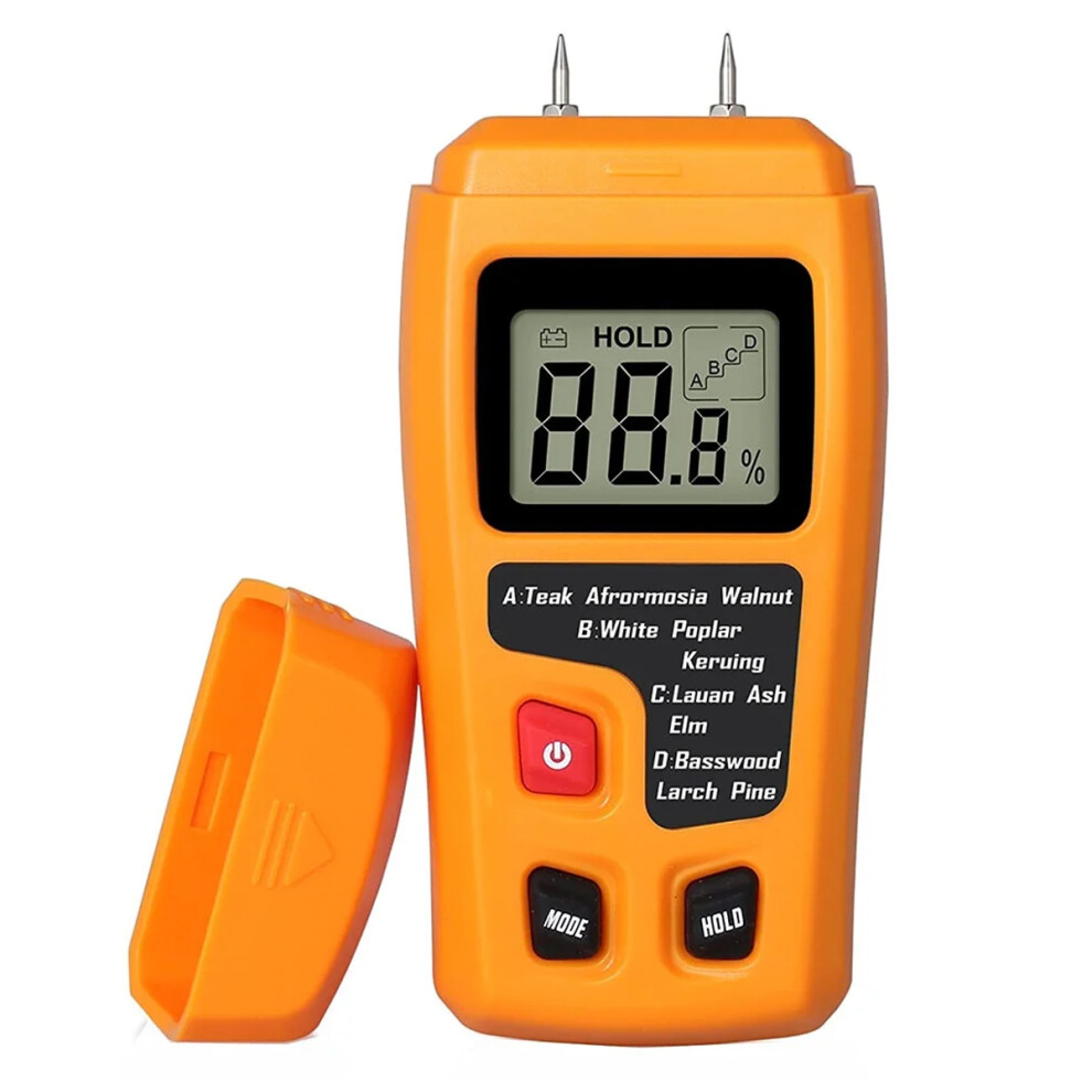 Moisture Detector, Durable And Economical With An Abs Plastic Construction, Suitable For A Variety Of Building Materials And Wood Species 9393517728859