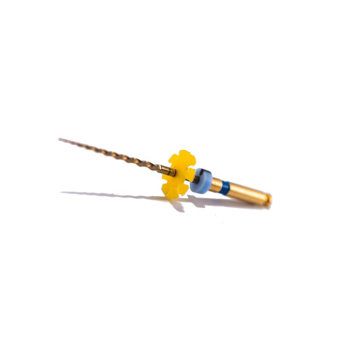 X-Pro Gold Assorted Endodontic Files, 6PCS Set with Multi-Taper Design for Engine-Driven Root Canal Preparation, Controlled Memory for Enhanced 2