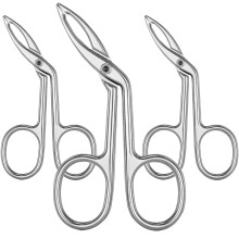 Perfezione scolpita, pinzetta per sopracciglia dritta, manico a forbice in acciaio inossidabile, design compatto antiruggine, manico facile da