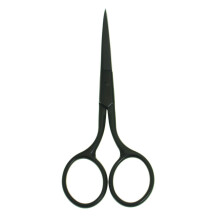 Ciseaux de toilettage multifonctions, 9,9 cm (3,9 pouces) en acier inoxydable pour l'épilation du visage, faciles à nettoyer et pour une coupe