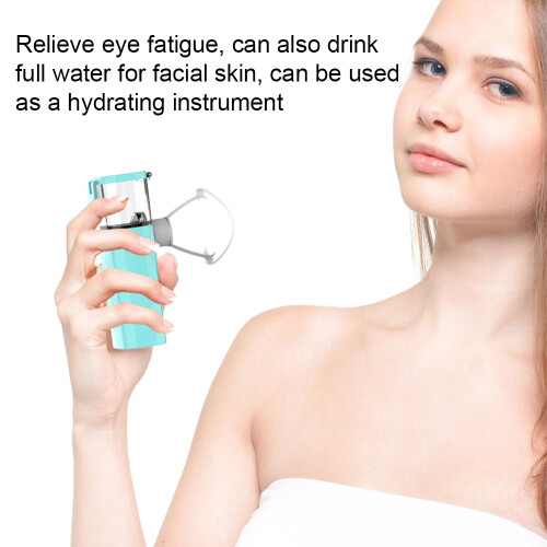 Ultrasonic Atomization Portable Nebulizer, Enhanced Super-Sized Mist for Deep Eye And Face Hydration, Flexible Power Supply for Uninterrupted Use 2
