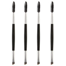 Makeup Grooming Tool Set, Eyebrow Eyelash Shaper With Spoolie Brushes, Portable And Washable (Includes 4 Brushes) For Halloween Parties For Daily Use