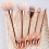 Bløde, luftige makeupbørster til professionelt makeupsæt, præcisionspudderbørste, multifunktionel makeupbørste, ergonomisk designet håndtag, 2