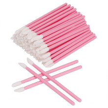 Soft Brush Head Lipstick Gloss Applicator for Accurate Lip Application, Portable Lip Brush as a Hygienic Disposable Versatile Beauty Tool with Durabl