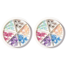 Design de artesanato faça você mesmo, pingentes de borboleta em acrílico 3D para nail art expressiva, adequados para todas as superfícies, ideais