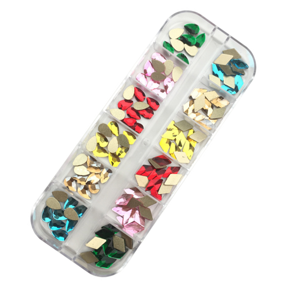 Mermaid Nail Sequins for Creative Nail Art, Colorful Glitter Stickers with Iridescent Shimmer, Easy to Apply Mixed Color Rhinestones For Nightclubs
