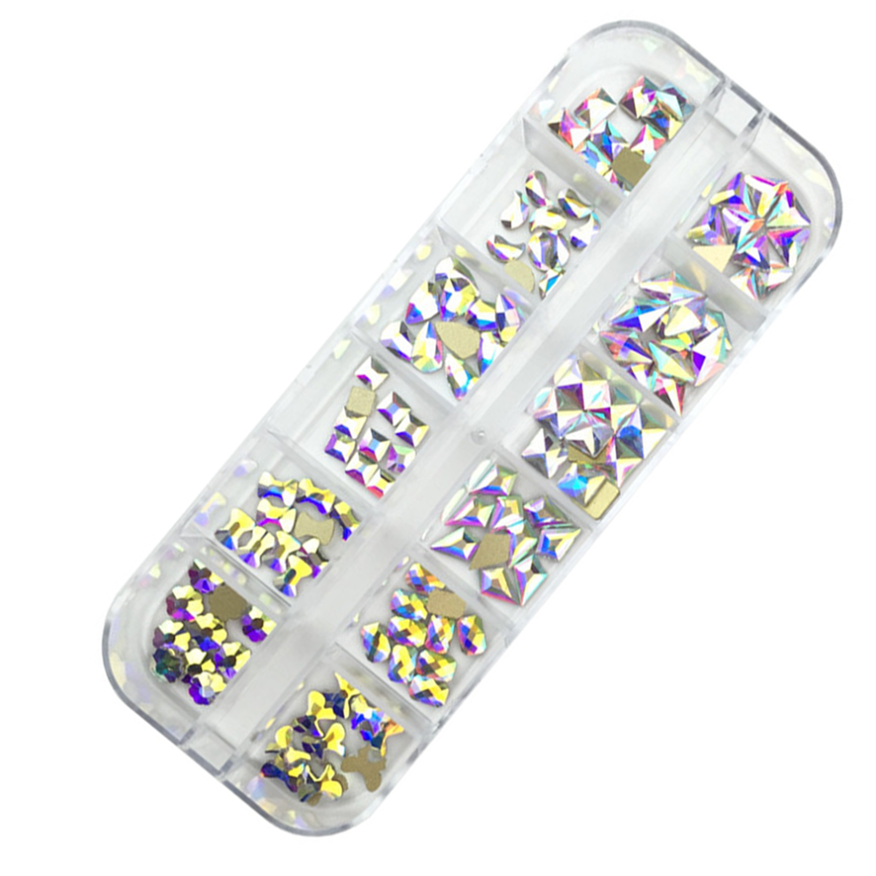 Radiant Crafts Makeup Accessories, Flatback Rhinestones Crystals Offer A Sparkling Addition To Your Nail Art And Creative Projects, High Quality Glas