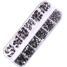 Áilleacht Ilúsáideach, Rhinestones Ealaíne Ingne Gorma Saifír Do Do Riachtanais Cheardaíochta, Rhinestones Criostail Cothrom a Chlaochlaíonn