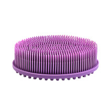 A melhor escova corporal de silicone, com design esfoliante de dupla face, macia e suave para peles sensíveis, portátil e fácil de limpar.