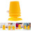 Orange Clockwork Legged Robot DIY Materials Christmas Clockwork  Sports Accessories 3