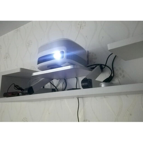 Universal Adjustable  90 Degree Folding Bracket Projector Stand For Ceiling Or Wall Mount, Sturdy Home Theater Use 2