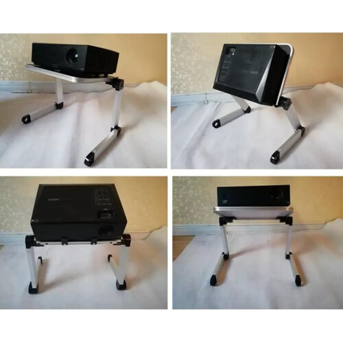 Universal Adjustable  90 Degree Folding Bracket Projector Stand For Ceiling Or Wall Mount, Sturdy Home Theater Use 1
